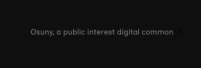 Osuny, a public interest digital common