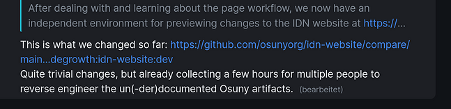 Quite trivial changes, but already collecting a few hours for multiple people to reverse engineer the un(-der)documented Osuny artifacts.