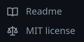 Readme, MIT license